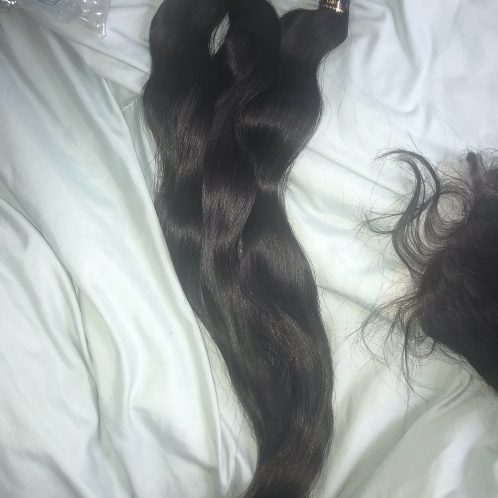 100% raw virgin Brazilian hair one donor